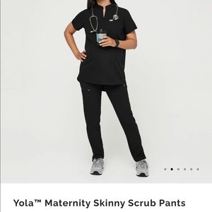 Figs Yola Maternity Scrub Pants-Small EUC